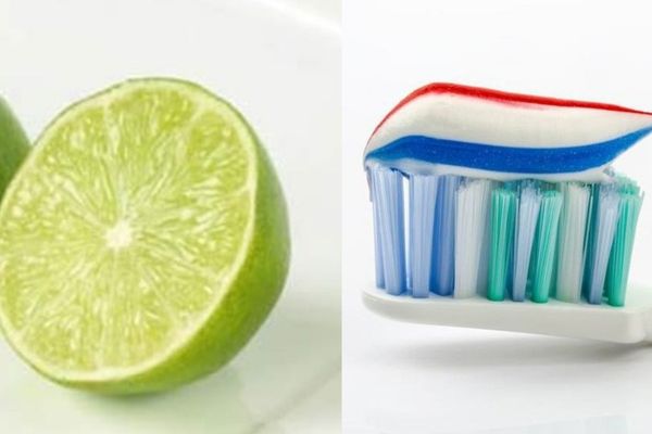 Rửa sạch kem đánh răng sau khi sử dụng 