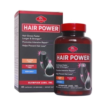 Hair Power Olympian Labs - Hỗ trợ tóc mọc nhanh, khỏe mạnh, giảm gãy rụng - Hàng nhập khẩu chính ngạch đầy đủ tem nhãn - 40v