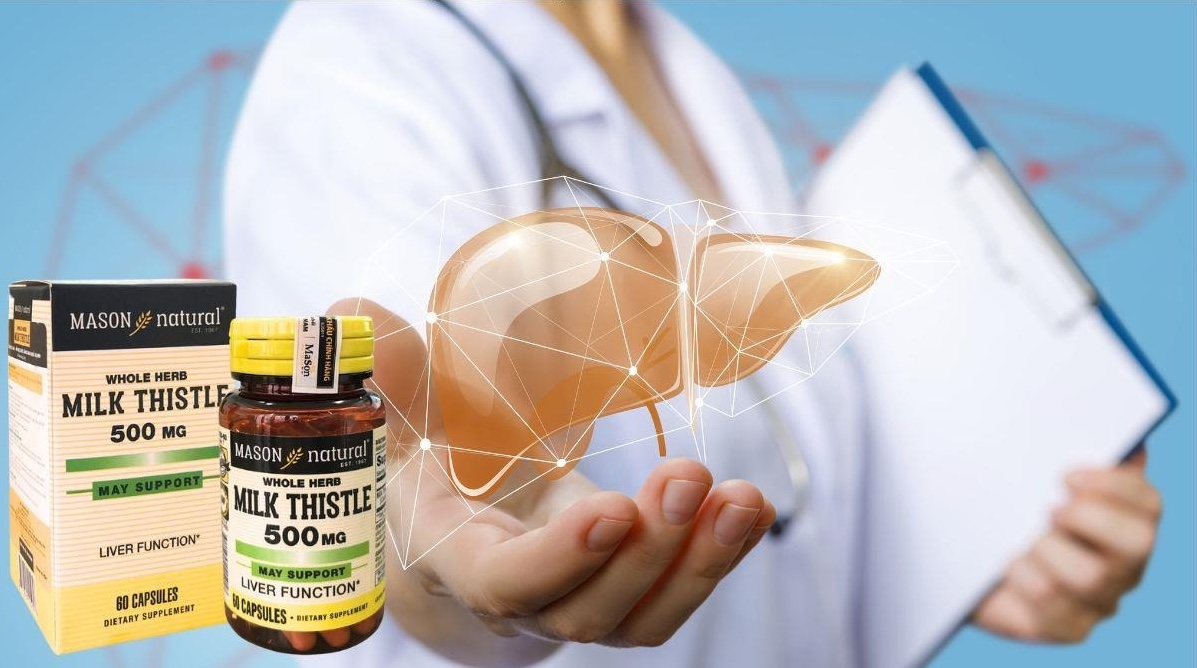 Viên uống Mason Natural Milk Thistle 500mg