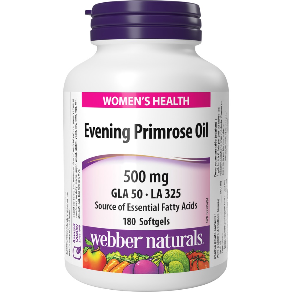 Tinh Dầu Hoa Anh Thảo Evening Primrose Oil GLA WEBBER NATURALS (Hộp 180 viên)