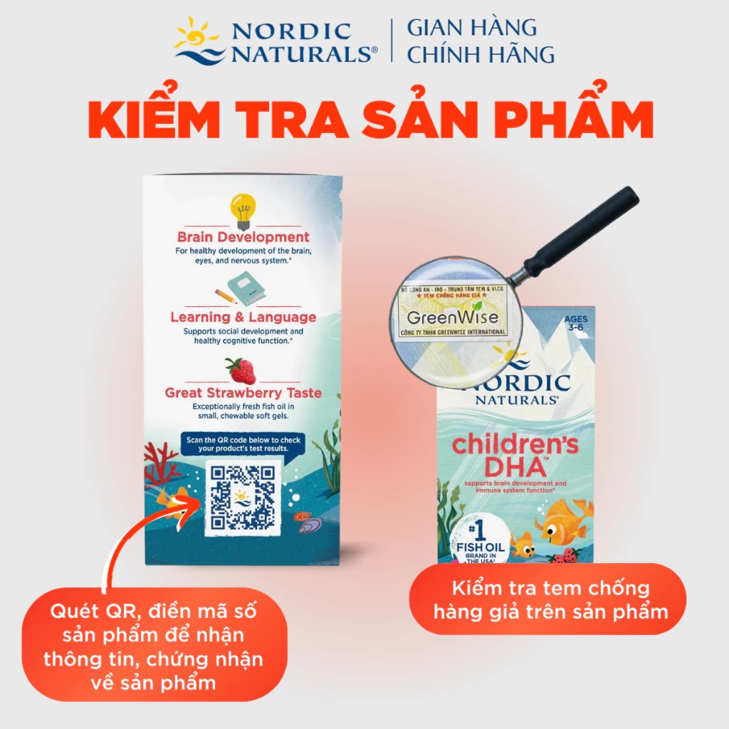 null Viên nhai Children DHA Nordic Naturals