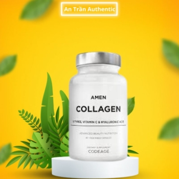 Codeage amen collagen - viên uống chống lão hóa, dưỡng sáng da từ Mỹ