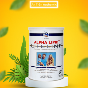 Sữa non Alpha Lipid Lifeline tăng cường sức khỏe cả gia đình