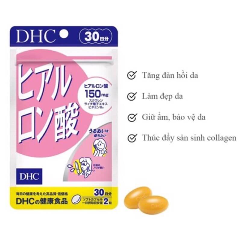 Công dụng Viên Uống DHC Hyaluronic Acid