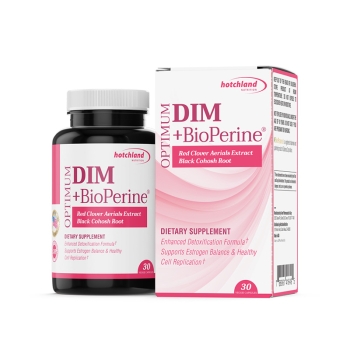 Thực phẩm chức năng cải thiện nội tiết tố nữ Hotchland Optimum DIM BioPerrine (Lọ 30 viên)