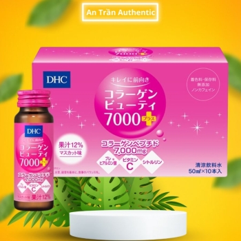 Collagen DHC Beauty 7000 + Dạng Nước Dễ Hấp Thụ Của Nhật
