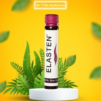 Elasten Collagen Dạng Nước Giúp Trẻ Hóa Da, Căng Bóng, Sáng Mịn, Mờ Nếp Nhăn - Hàng Nhập Khẩu Chính Ngạch Có Đủ 3 Tem - 1 ống