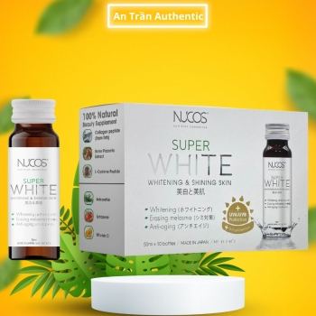 Nước Uống Collagen Nucos Super White Sáng Da 50mlx10 Super White Whitening & Shining Skin