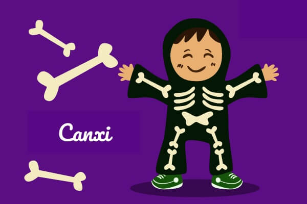 Canxi giúp hỗ trợ sức khỏe xương và răng
