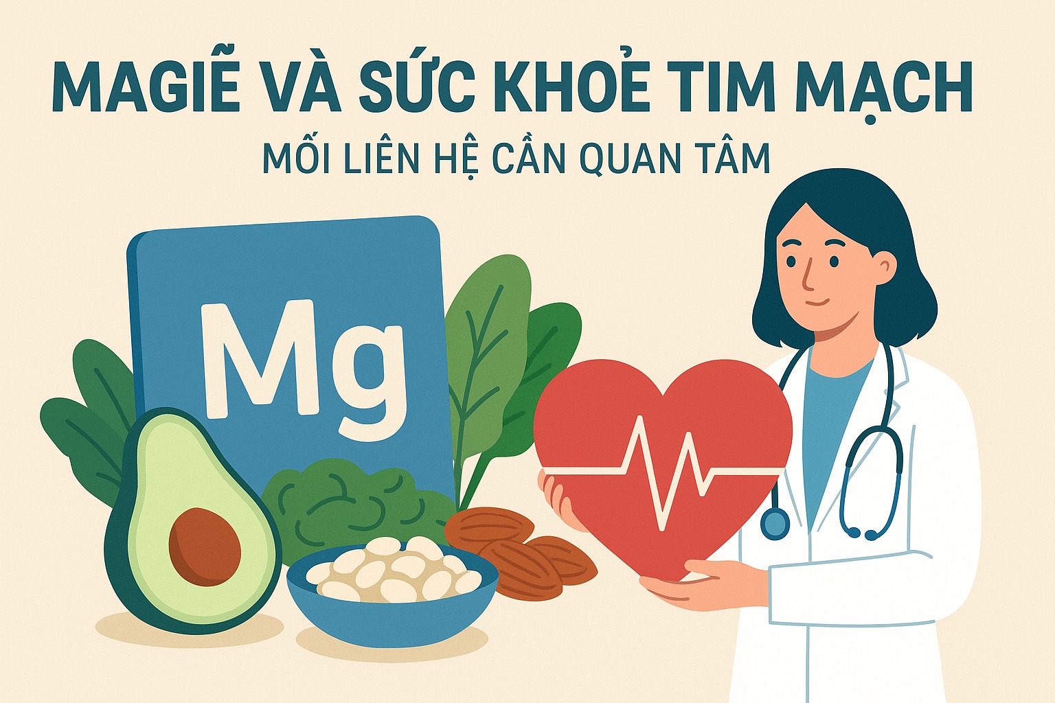 Magie và sức khỏe tim mạch – Mối liên hệ cần quan tâm